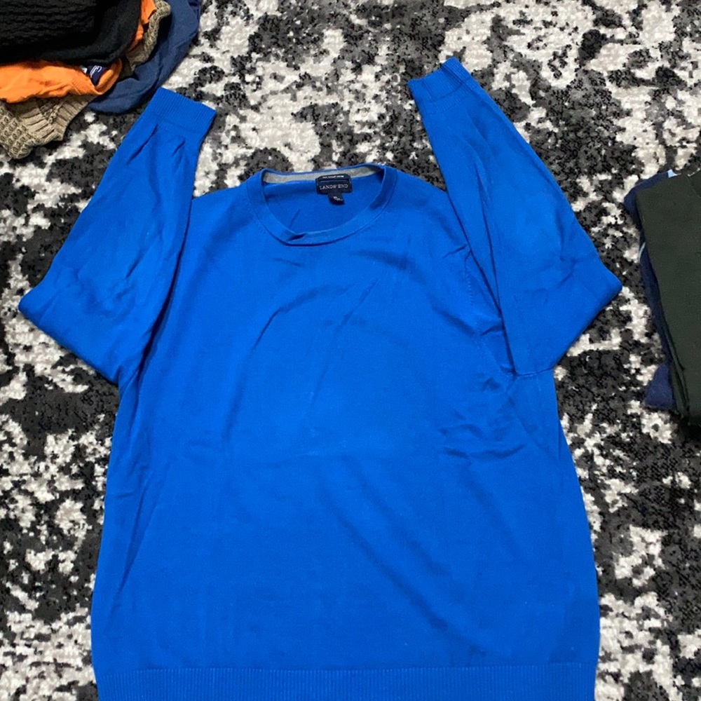Lands End Men’s Blue Sweater